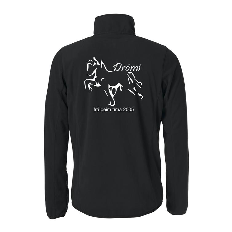 Miesten microfleece Drómi logolla
