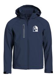 Miesten softshell takki Hämeen Ratsastajat logolla