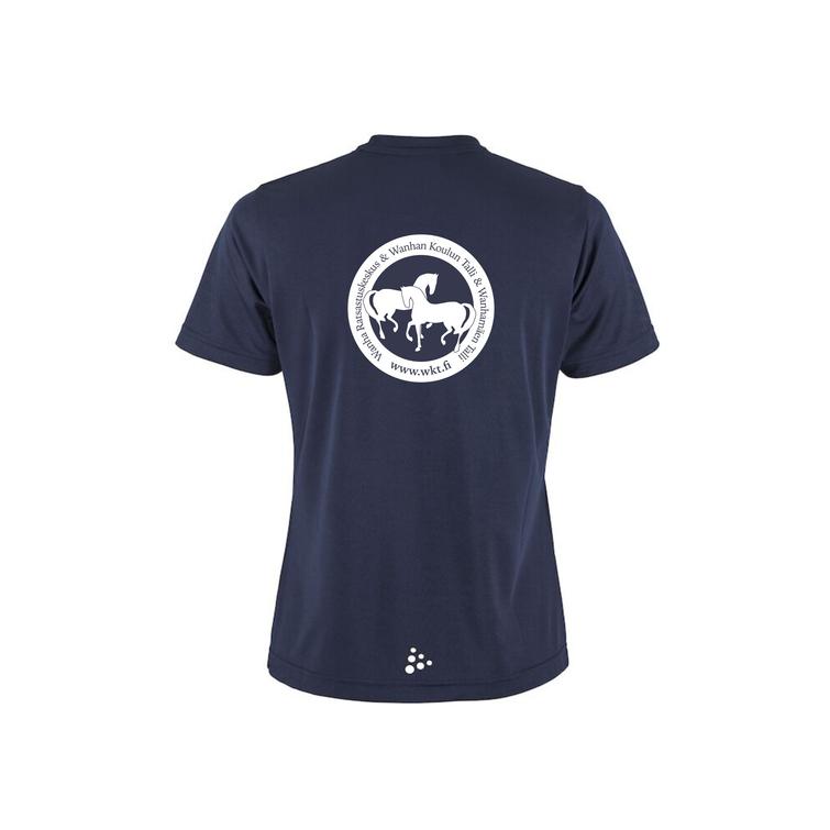 Naisten tekninen t-paita WKT logolla