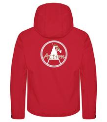 Miesten softshell takki Action logolla