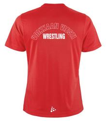 Naisten tekninen t-paita Voikkaan Viesti logolla