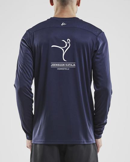 Miesten rush pitkähihainen paita Kataja voimistelu logolla