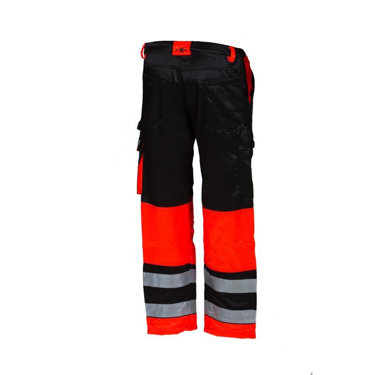 Huomiov&auml;riset vy&ouml;t&auml;r&ouml;housut puna/musta