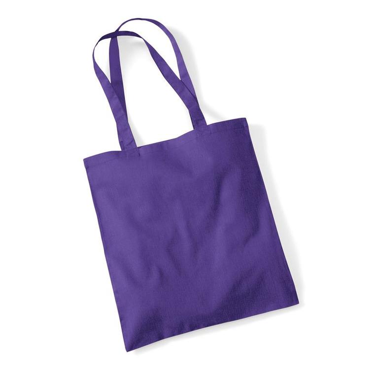 Puuvillakassi pitk&auml;kahvainen