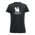 Naisten tekninen t-paita MPKY logolla