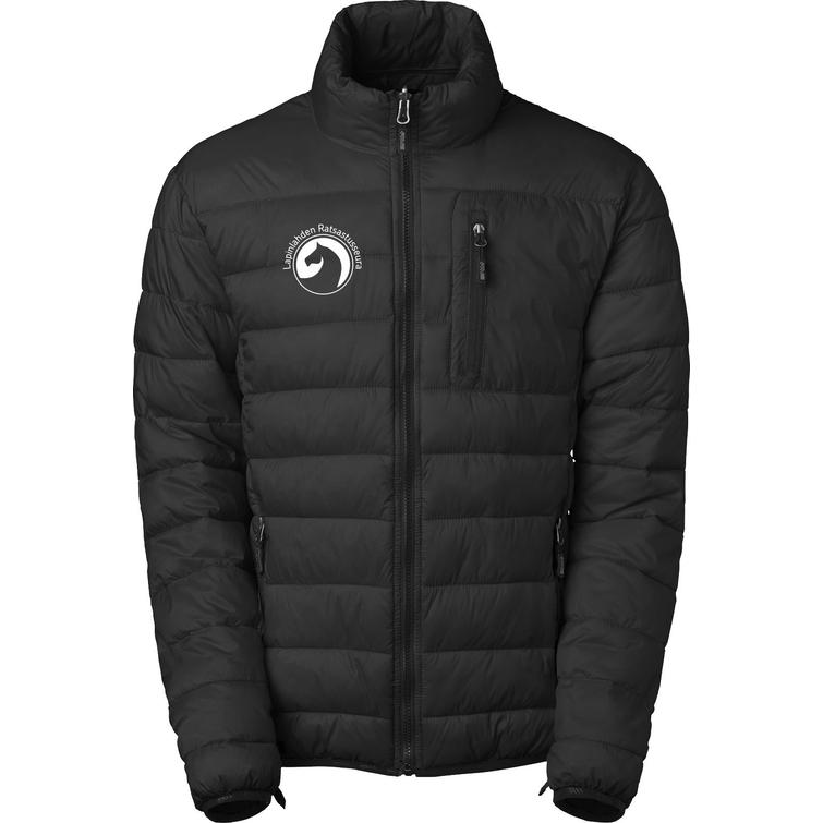 Miesten kevyt toppatakki Lapinlahden ratsastusseura logolla