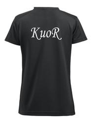 Naisten ice tekninen t-paita KuoR logolla