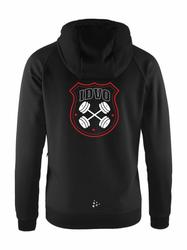 Naisten unify vetoketjuhuppari IdVo logolla