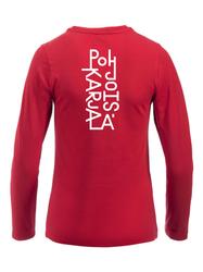 Naisten pitkähihainen paita P-K logolla