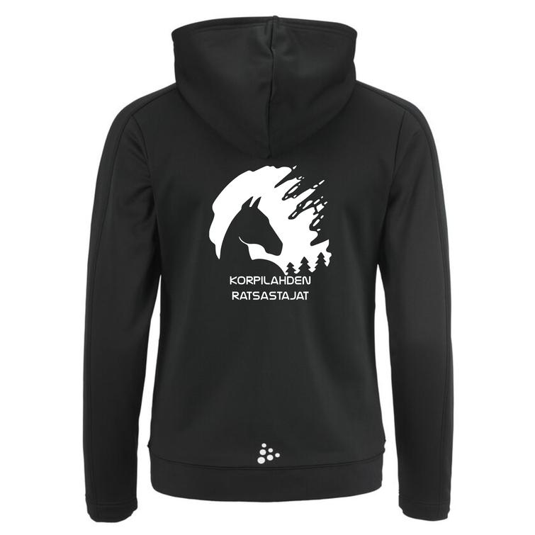 Naisten tekninen brushed vk huppari KoRa logolla