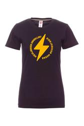 Naisten t-paita PoU salama logolla