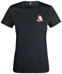 Naisten basic active t-paita PKUR logolla