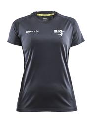 Naisten tekninen t-paita RNV logolla