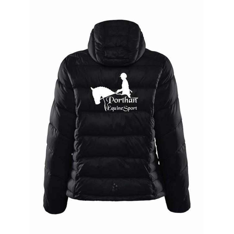 Naisten core kevyt toppatakki Porthan logolla