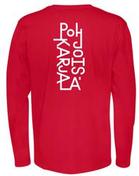 Miesten pitk&auml;hihainen paita P-K logolla