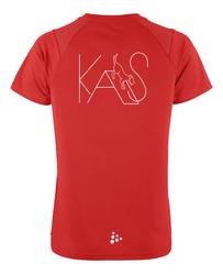 Naisten tekninen t-paita KAS logolla
