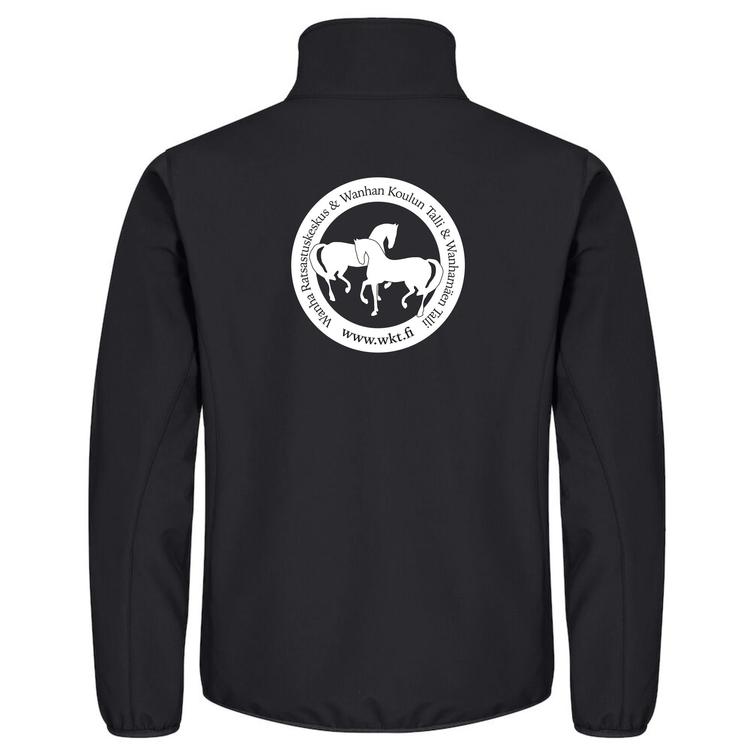 Miesten classic softshell takki WKT logolla
