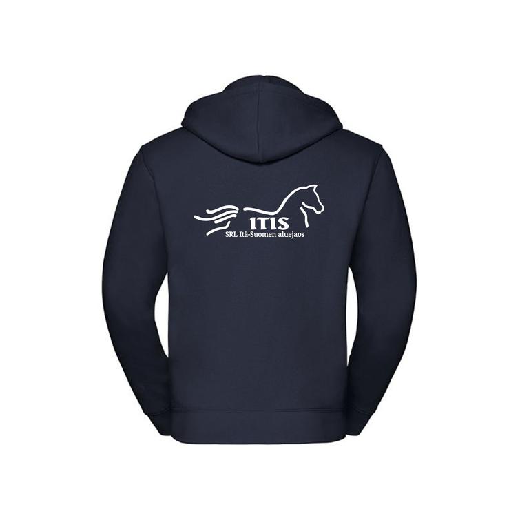 Miesten vetoketjuhuppari ITIS logolla