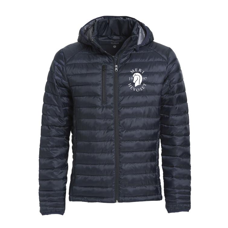 Miesten kevyt toppatakki Merihevoset logolla