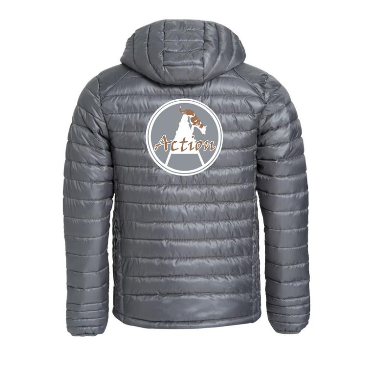 Miesten kevyt toppatakki Action logolla