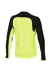 Pitk&auml;hihainen tekninen t-paita kelta/musta