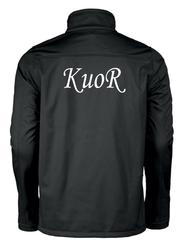Miesten vert softshell takki KuoR logolla