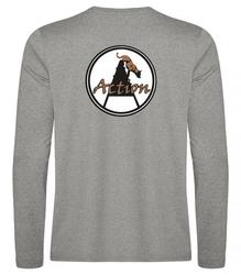 Miesten tekninen pitk&auml;hihainen paita Action logolla