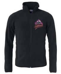 Fleece takki Suomen Sivuvaunuyhdistys logolla