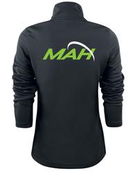 Naisten vetoketju takki MAH logolla