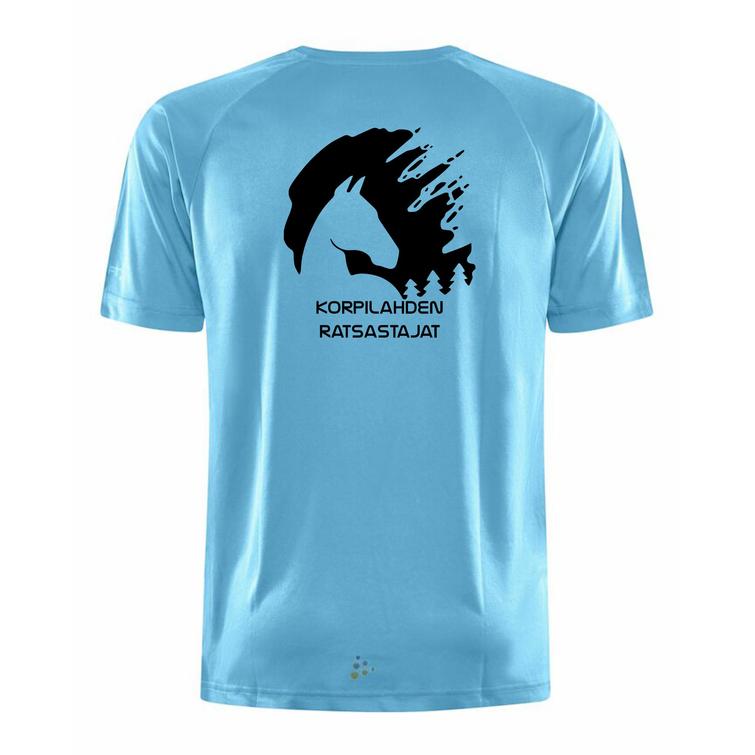 Miesten tekninen t-paita KoRa logolla