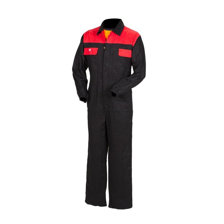 Umpihaalari puuvilla musta/punainen