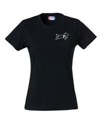 Naisten basic t-paita Popeko logolla