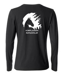 Naisten pitk&auml;hihainen paita KoRa logolla