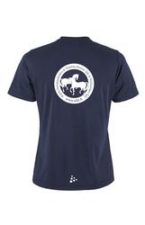 Naisten tekninen t-paita WKT logolla