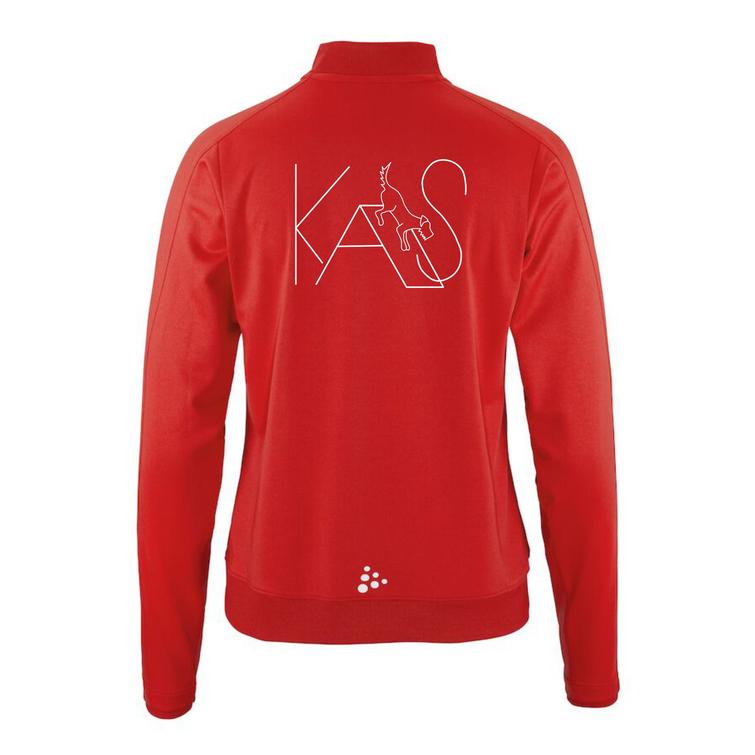Naisten tekninen half zip paita KAS logolla