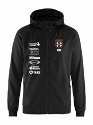 Miesten unify vetoketjuhuppari IdVo logolla