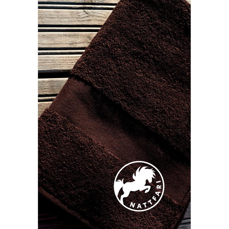 Käsipyyhe Nattfari logolla