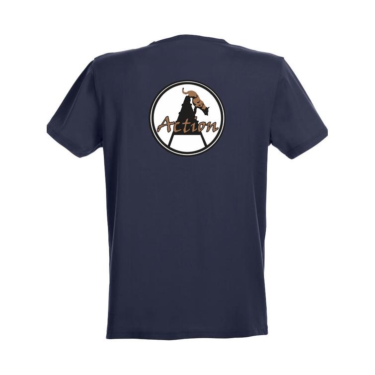 Miesten strech t-paita Action logolla