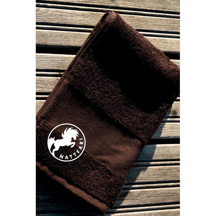 Pikkupyyhe Nattfari logolla