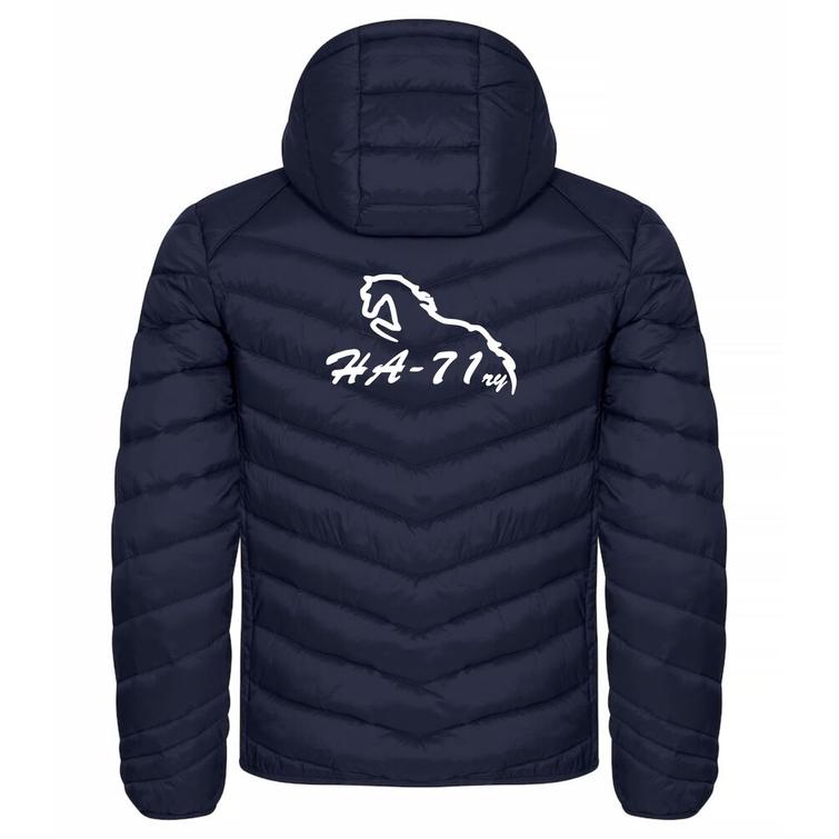 Miesten kevyt toppatakki HA-71 logolla