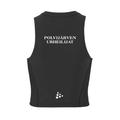 Naisten Crop Singlet toppi PoU logolla