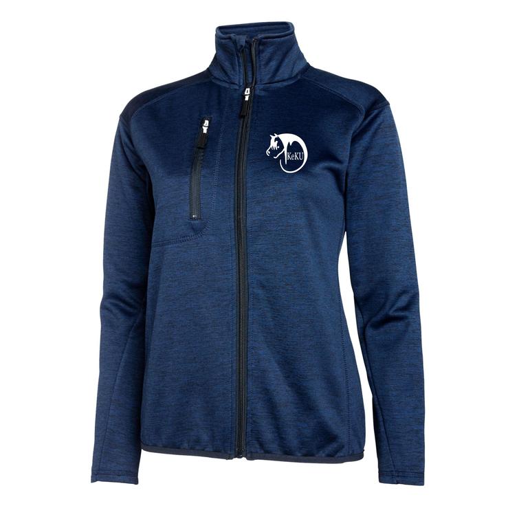 Naisten tekninen fleece takki KeKU logolla