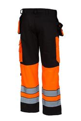 Huomiov&auml;riset riipputaskuhousut oranssi/musta