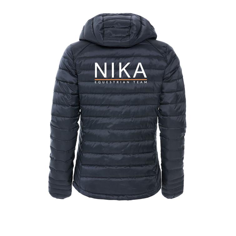 Naisten kevyt toppatakki Nika logolla