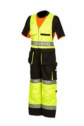 Huomiov&auml;rinen riipputasku avohaalari kelta/musta