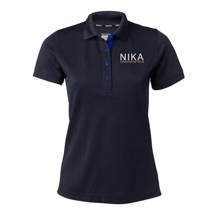 Naisten tekninen pikee Nika logolla