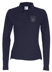 Naisten pitk&auml;hihainen pikee KrR logolla