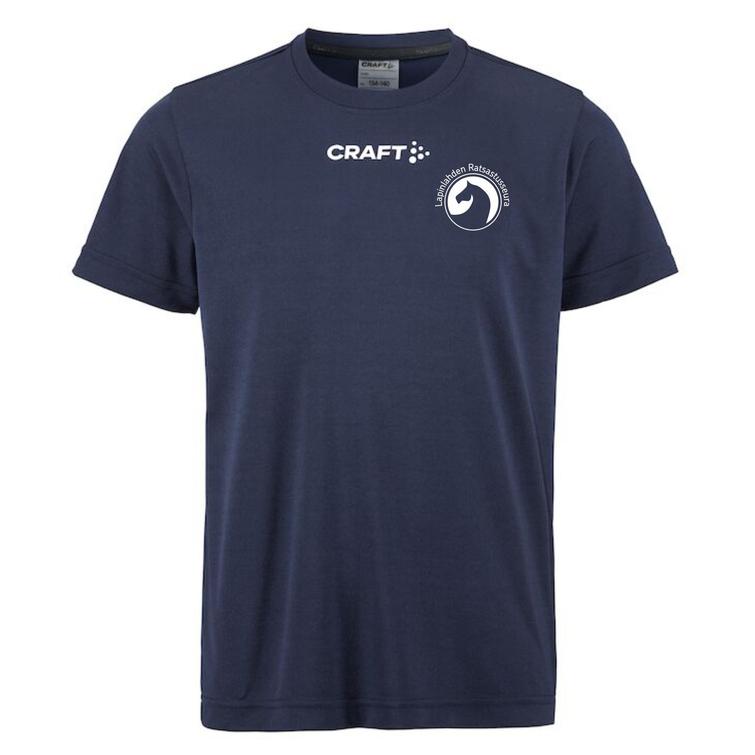 Lasten tekninen t-paita Lapinlahden ratsastusseura logolla