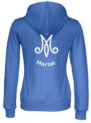 Naisten vetoketjuhuppari M-Martat logolla