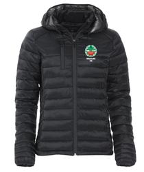 Naisten kevyt toppatakki Voikkaan Viesti logolla